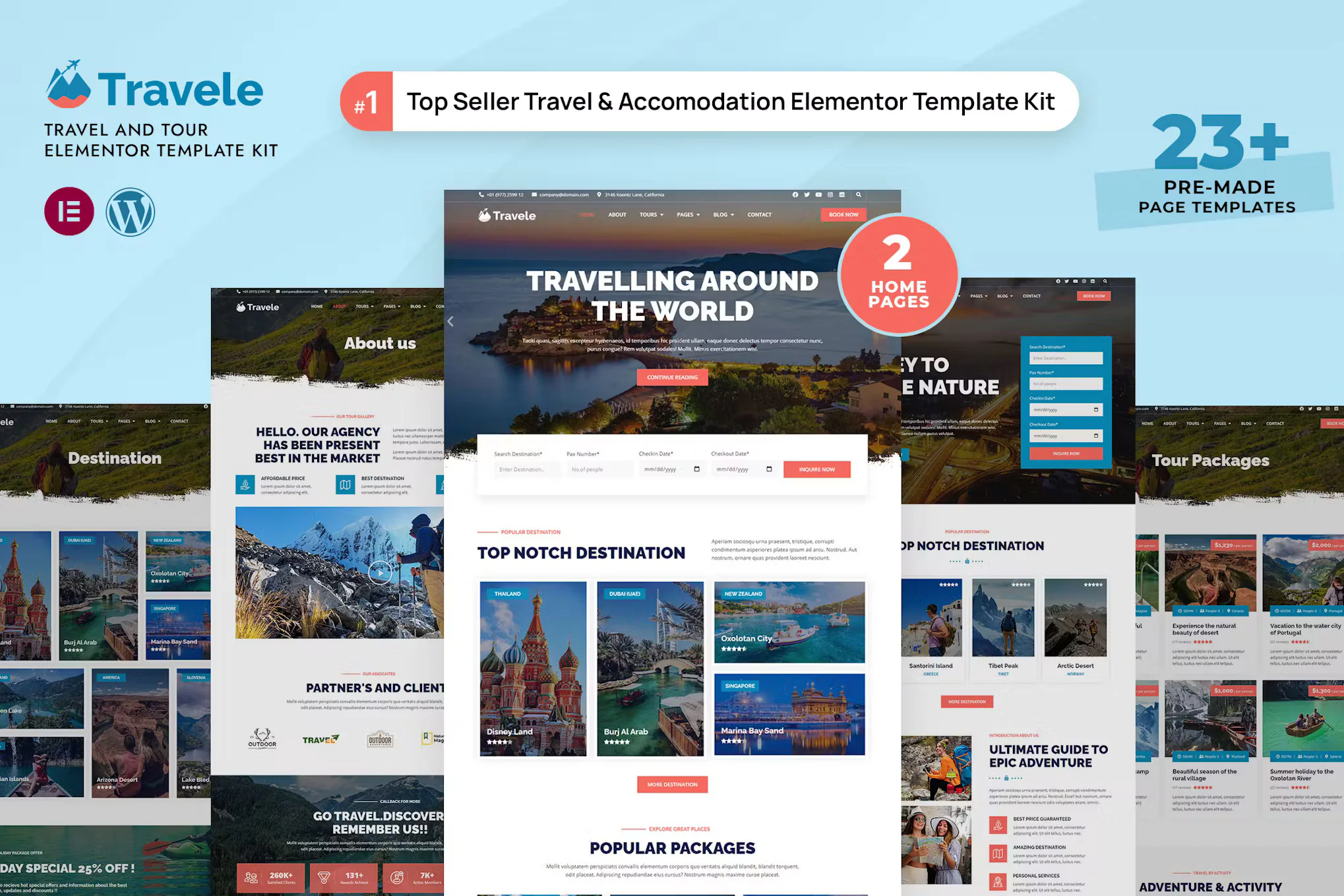 Travele – Travel & Tour Agency - Travel