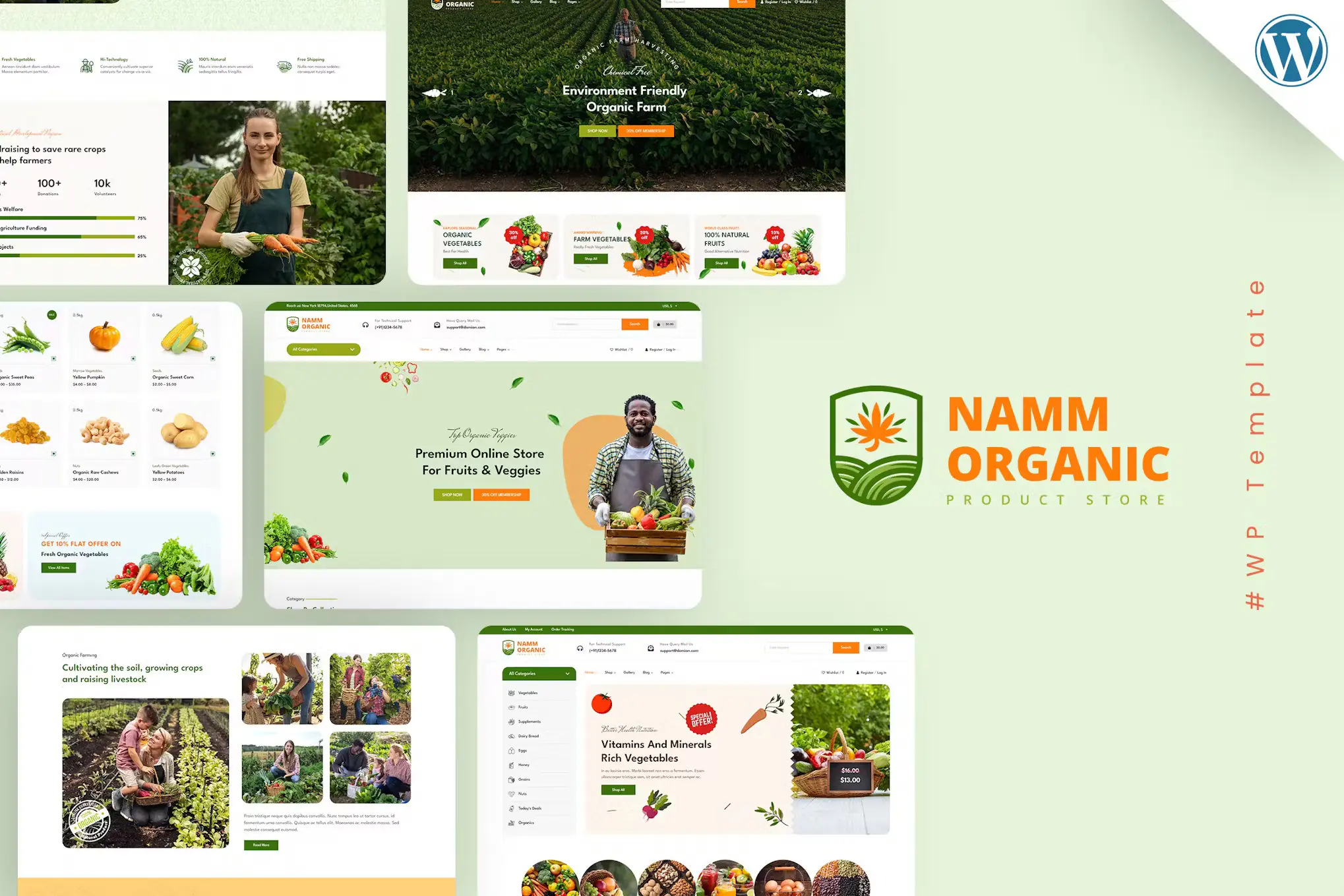 Namm Organic- Grocery Shop - Ecommerce